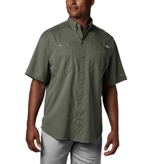 Columbia PFG Tamiami II Men's Fishing Shirts Brown | 312-TEBDSM