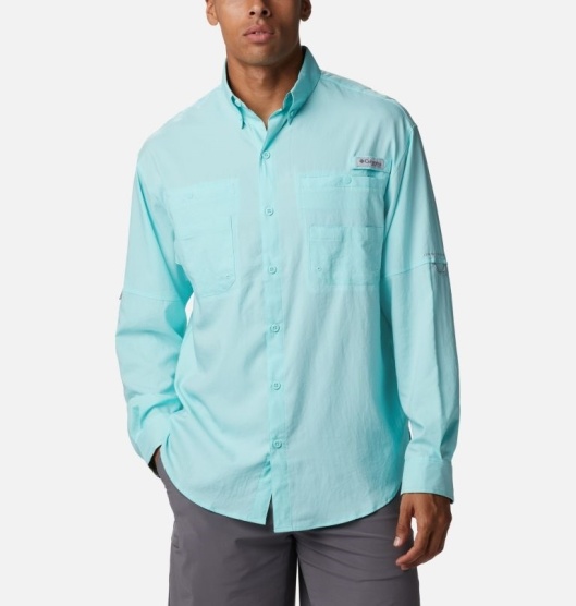 Columbia PFG Tamiami II Men's Fishing Shirts Green | 418-PBOJXA