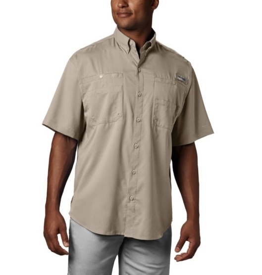 Columbia PFG Tamiami II Men's Fishing Shirts Khaki | 459-TXSCYH