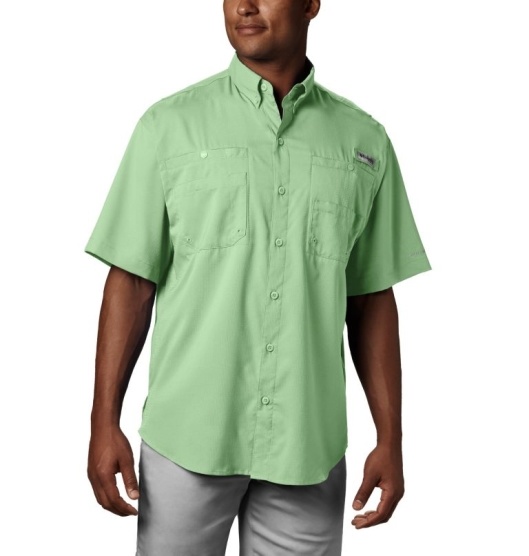 Columbia PFG Tamiami II Men's Fishing Shirts Blue | 485-SBAMGF