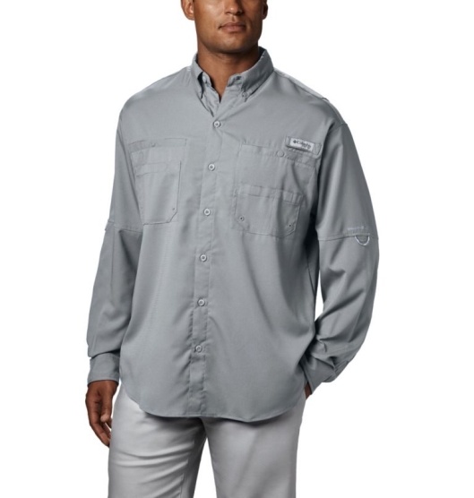 Columbia PFG Tamiami II Men's Fishing Shirts Grey | 968-LUOMYK