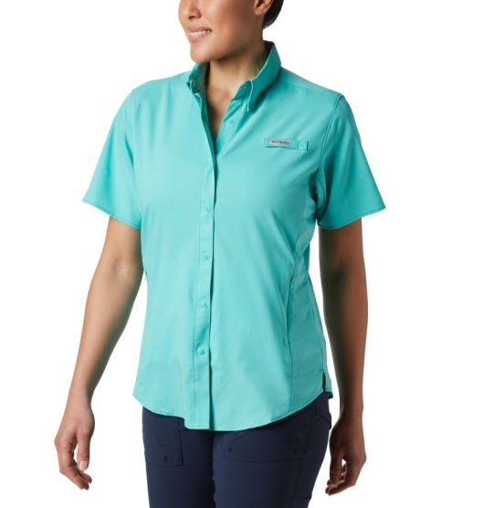 Columbia PFG Tamiami II Women's Shirts Blue | 735-GIKVOU