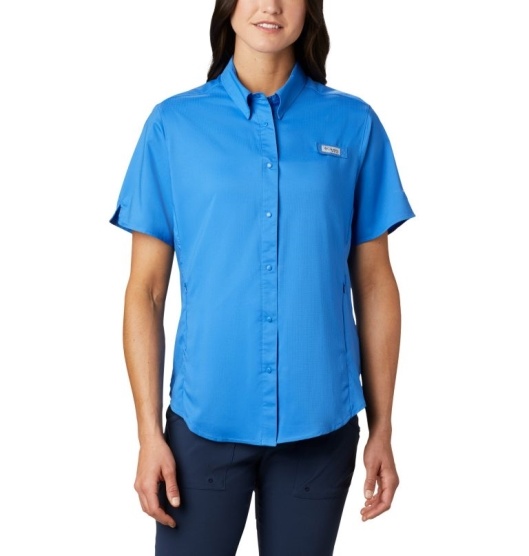 Columbia PFG Tamiami II Women's Shirts Blue | 826-KCDZXP