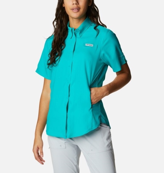 Columbia PFG Tamiami II Women's Shirts Blue | 921-CIPBDS