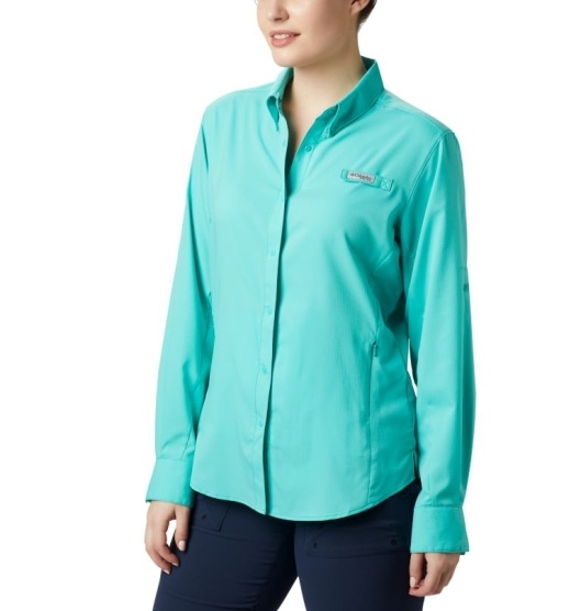 Columbia PFG Tamiami II Women's Shirts Blue | 976-KUXZNA