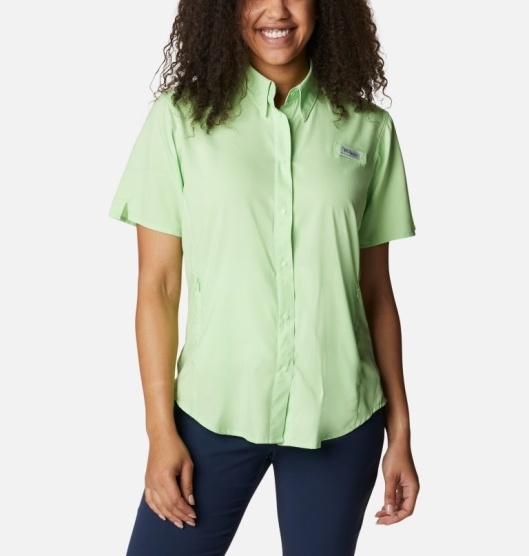 Columbia PFG Tamiami II Women's Shirts Green | 825-VIRGHM