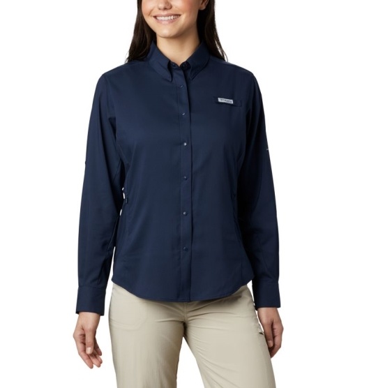 Columbia PFG Tamiami II Women's Shirts Navy | 742-QIASRK