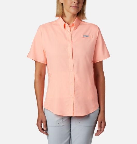 Columbia PFG Tamiami II Women's Shirts Pink | 568-CFIVEQ