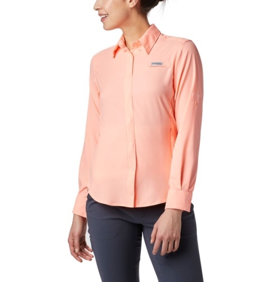 Columbia PFG Tamiami II Women's Shirts Pink | 783-WZRBJE