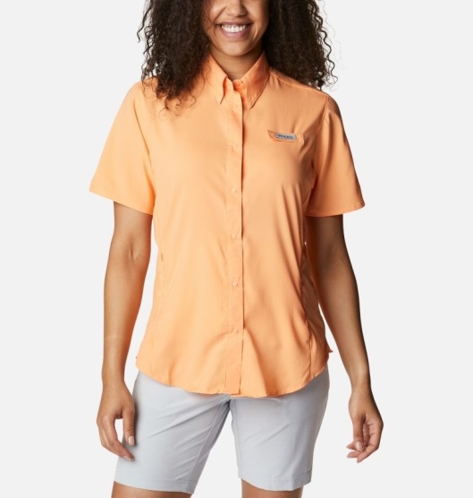 Columbia PFG Tamiami II Women's Shirts Yellow | 198-CJDQEA