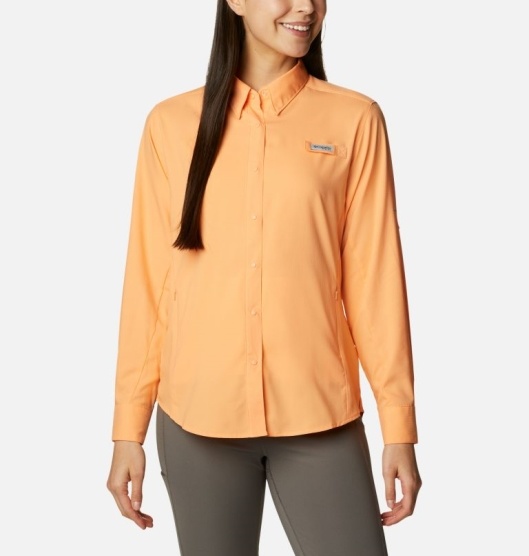 Columbia PFG Tamiami II Women's Shirts Yellow | 701-XJMDQL