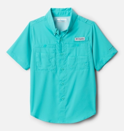 Columbia PFG Tamiami Kids' Shirts Blue | 534-FGKSMX