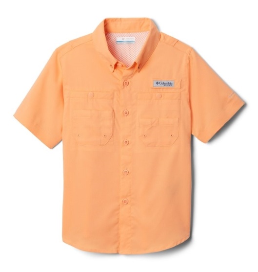 Columbia PFG Tamiami Kids' Shirts Yellow | 142-UFSZKO