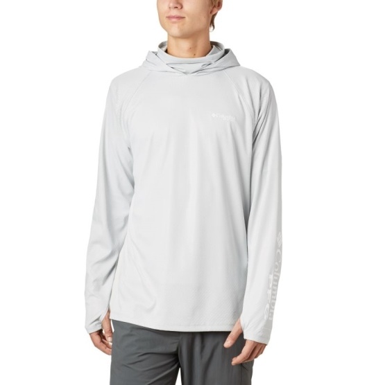 Columbia PFG Terminal Deflector Men's Hoodies Grey | 561-WKRDBC