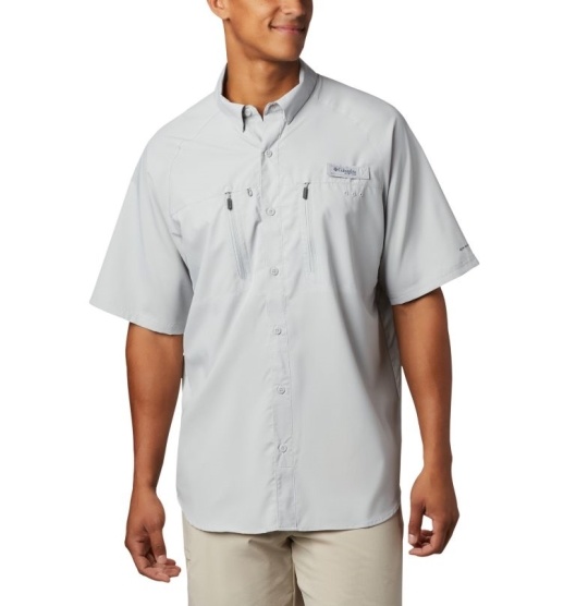 Columbia PFG Terminal Tackle Men's Fishing Shirts Grey | 314-AQOITY