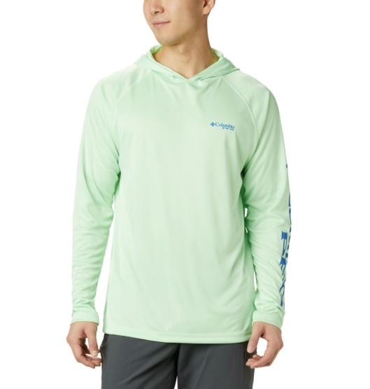 Columbia PFG Terminal Tackle Men's Hoodies Blue | 524-XHCERB