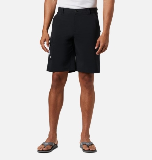 Columbia PFG Terminal Tackle Men's Shorts Black Grey | 469-TFCJQV