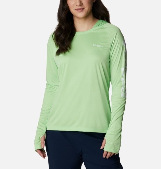 Columbia PFG Tidal Tee Women's Hoodies White | 160-WIGNED