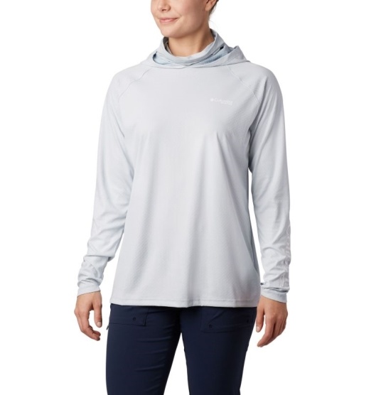 Columbia PFG Tidal Women's Hoodies Grey | 237-FKSQBC