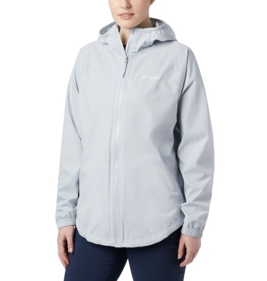 Columbia PFG Women's Rain Jacket Grey | 034-RJKTNM