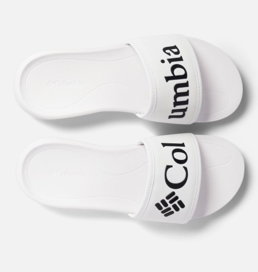 Columbia PFG Women's Sandals White Black | 936-ZTPHFG