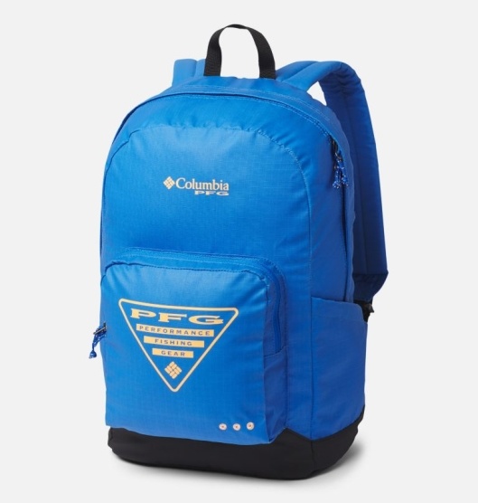 Columbia PFG Zigzag 22L Kids' Backpacks Blue Black | 327-EOKIPL