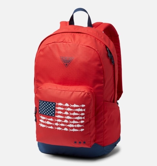 Columbia PFG Zigzag 22L Kids' Backpacks Red Blue | 508-UCVNSL