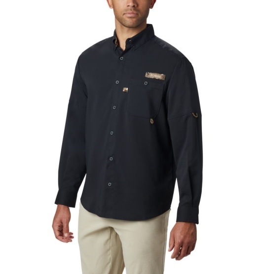 Columbia PHG Bucktail Men's Shirts Black | 452-WMYVOX