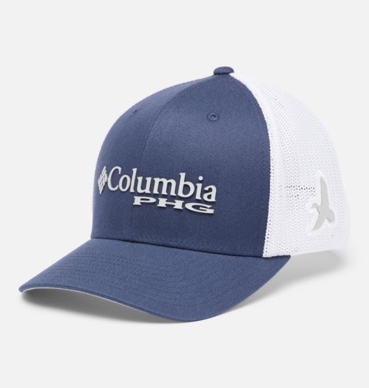 Columbia PHG Mesh Baseball Cap Men's Hats Blue Grey | 018-WRPSZX