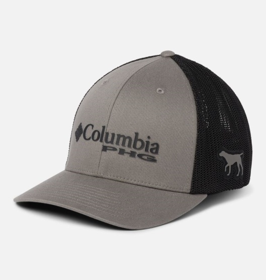 Columbia PHG Mesh Baseball Cap Men's Hats Black Grey | 219-QXFILC