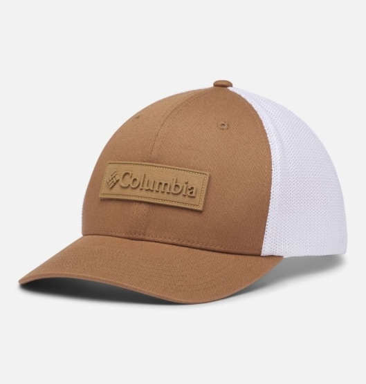 Columbia PHG Mesh Baseball Cap Men's Hats Brown White | 306-ZTIGLK