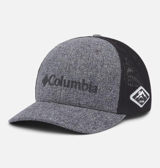 Columbia PHG Mesh Baseball Cap Men's Hats Grey Black | 473-LNYMSE