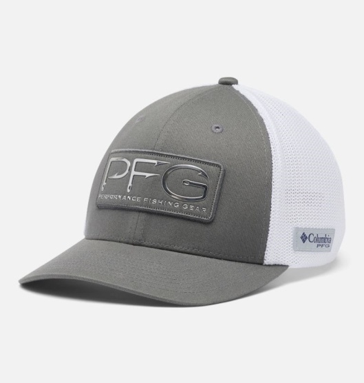 Columbia PHG Mesh Baseball Cap Men's Hats Silver | 709-CDGNMS