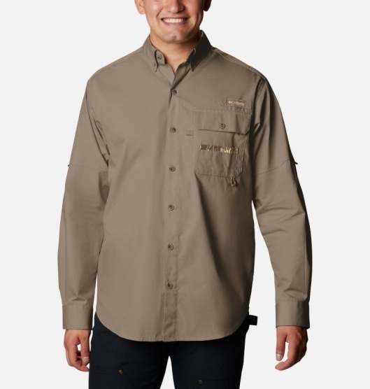 Columbia PHG Sharptail Men's Shirts Grey | 769-MYRTOD