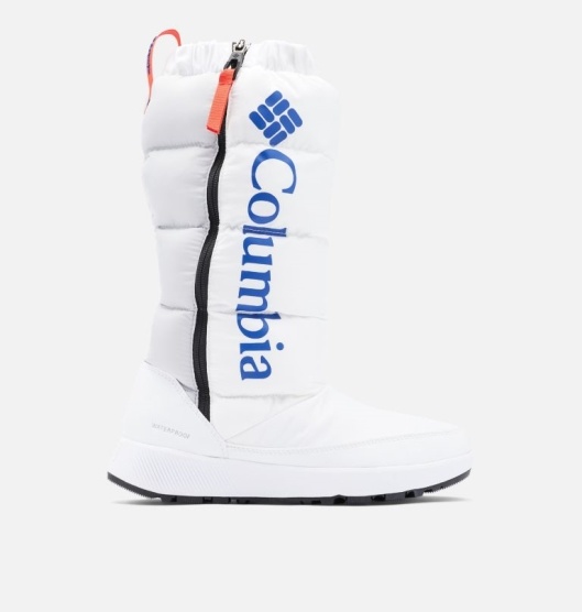 Columbia Paninaro Omni-Heat Women's Boots White Blue | 475-KUPVGQ