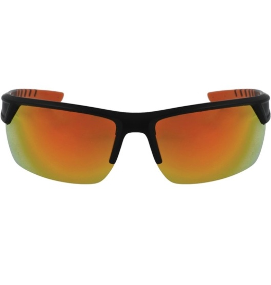 Columbia Peak Racer Men's Sunglasses Black/Orange | 264-SXJNKM