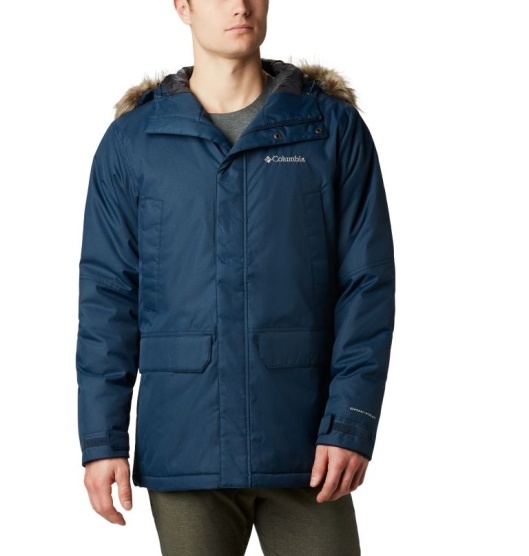 Columbia Penns Creek II Men's Parkas Navy | 649-YBCATJ