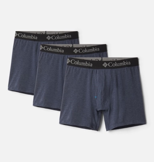 Columbia Performance Cotton Stretch Men's Underwear Black | 874-WSAUJR