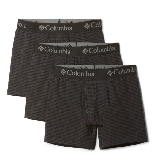 Columbia Performance Cotton Stretch Men's Underwear Black | 950-OEZMBH