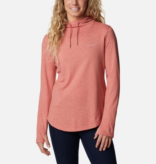 Columbia Pilsner Peak Women's Hoodies Red | 012-TGBMSC