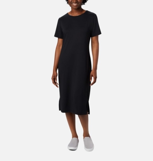 Columbia Pine Street Women's Dresses Black | 375-CRIQTA