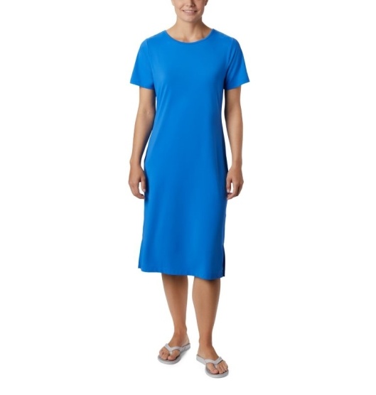 Columbia Pine Street Women's Dresses Blue | 963-MTKZWI