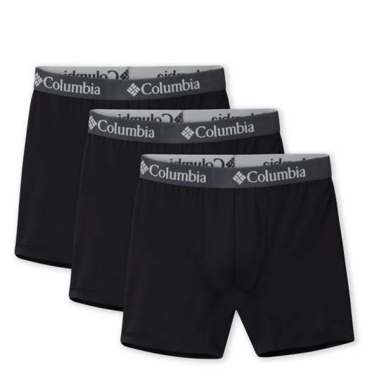 Columbia Poly Stretch Men's Underwear Black | 502-WURLXK