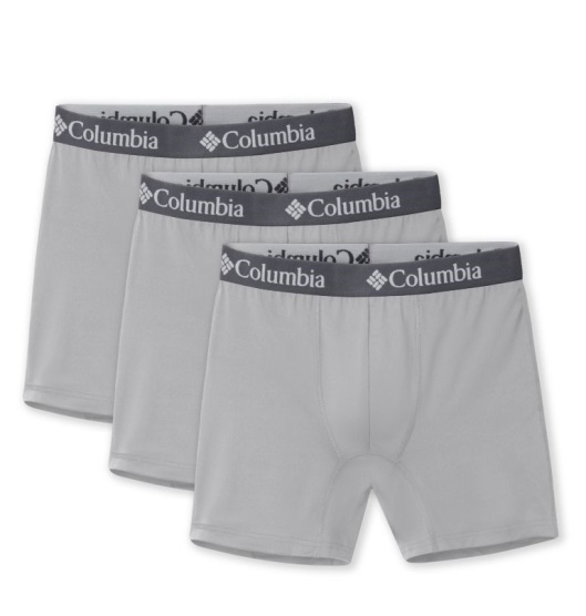 Columbia Poly Stretch Men's Underwear Grey | 348-RULIOE