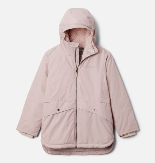 Columbia Porteau Cove Kids' Insulated Jacket Pink | 158-ESZGJW