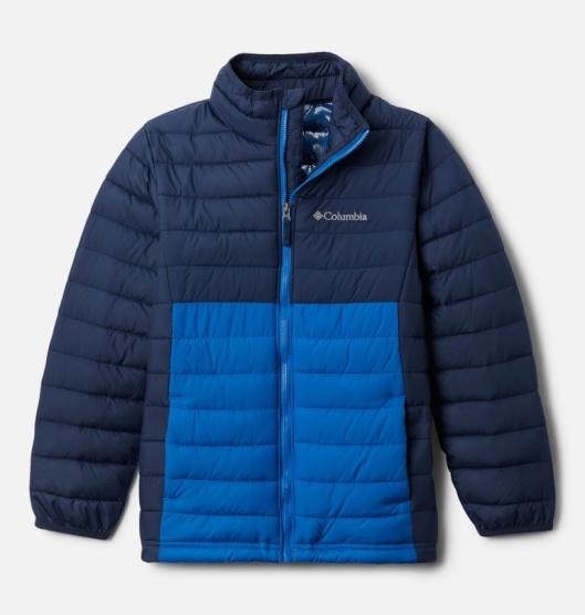 Columbia Powder Lite Kids' Puffer Jacket Navy | 562-KFBSXI