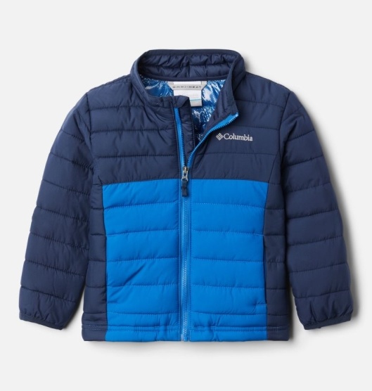 Columbia Powder Lite Kids' Puffer Jacket Navy | 783-MDOVCA