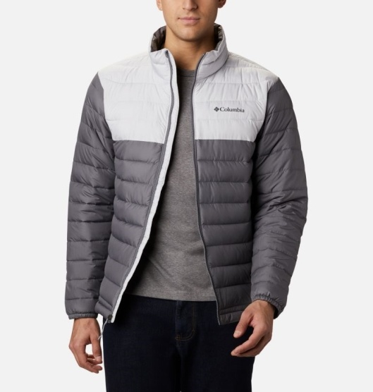 Columbia Powder Lite Men's Insulated Jacket Grey | 756-COAIQE