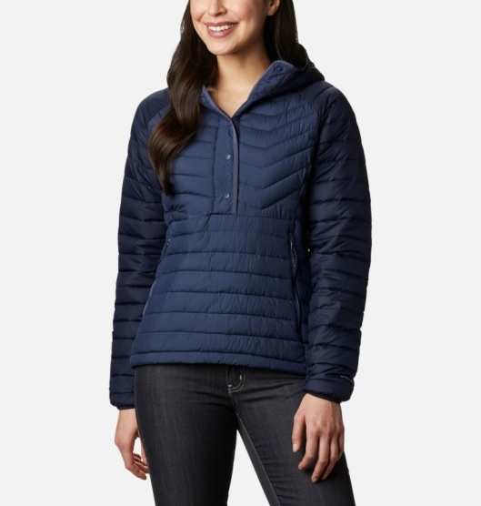 Columbia Powder Lite Women's Insulated Jacket Blue | 298-ZPMCWO