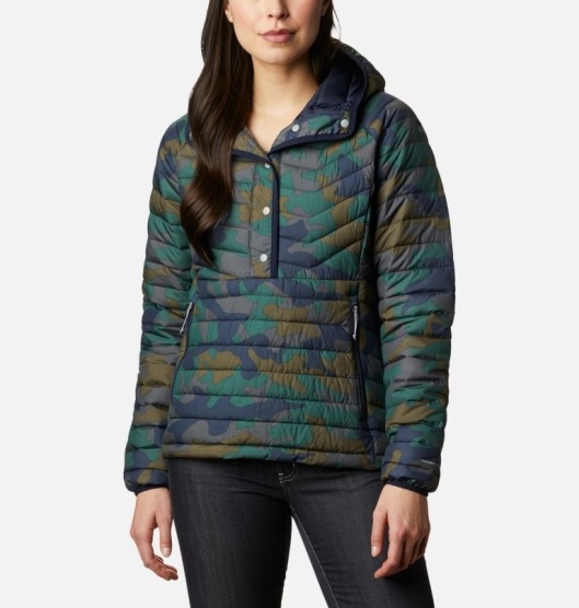 Columbia Powder Lite Women's Insulated Jacket Blue | 964-ZCMUAJ